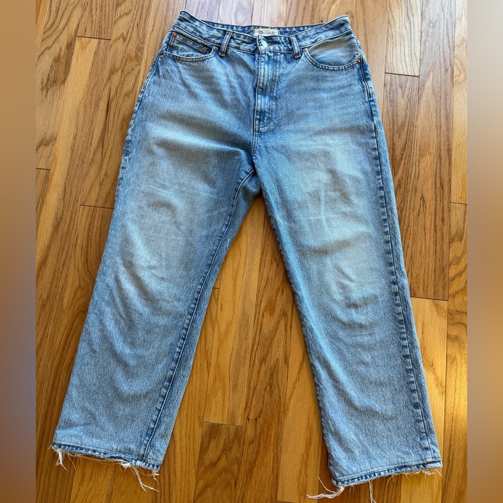 Madewell Women’s Curvy 90s Straight medium wash Jeans - 25.5” inseam